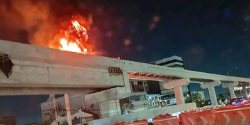 Incendio-de-la-línea-6-mota-engil-metro-de-nuevo-león-obras-del-metro - Salud Regia